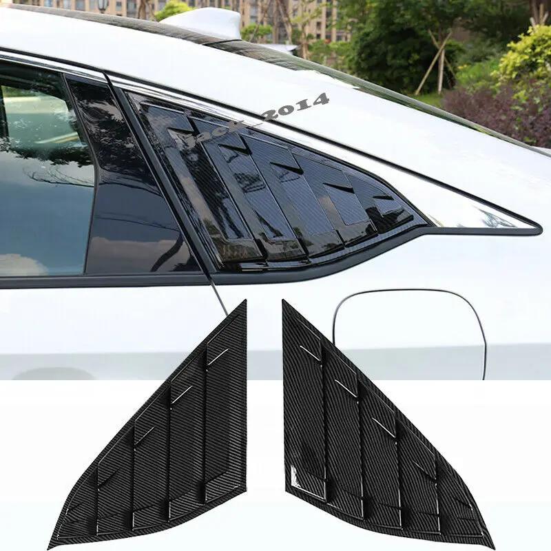 

For Honda 10th Accord sedan 2018-2019 carbon fiber Rear Window Quarter Louver