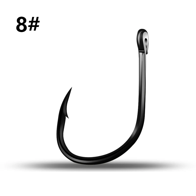 FISH KING 100 шт./лот Size3-Size10 из высокоуглеродистой стали ISEAMA рыболовный крючок с коробкой для ловли карпа рыболовные снасти