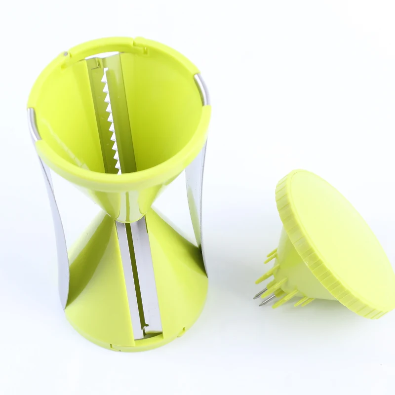 Ручное спиральное устройство резки овощей с 4 лезвиями редиска огурец овощерезки