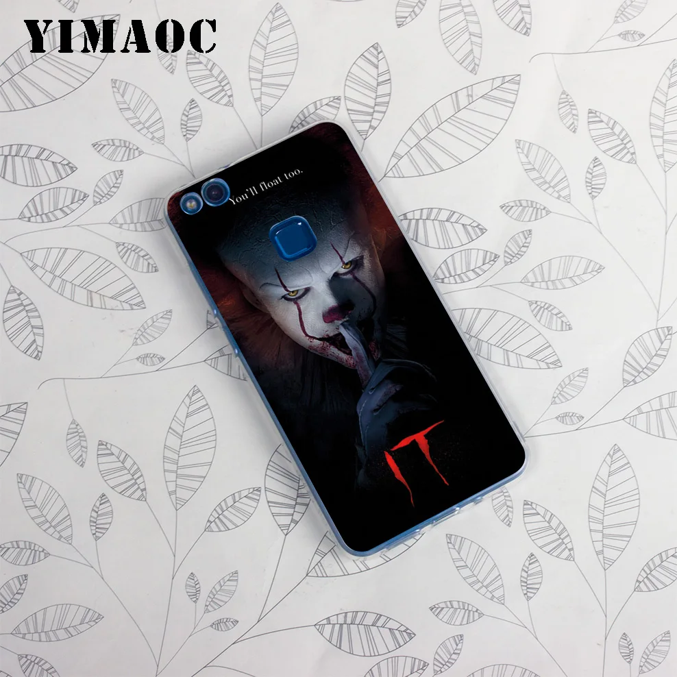 Yimaoc клоун ужас он мягкий чехол для Huawei Honor 10 9 8X 8C 8 7C 7X 7A Pro 6A Note Nova 3i 3 2i Y6 Y7 Y9 Prime 2018 |