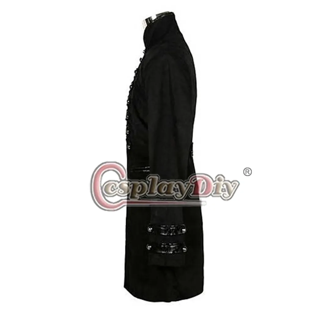 Cosplaydiy винтажный средневековый костюм для косплея в стиле стимпанк куртка