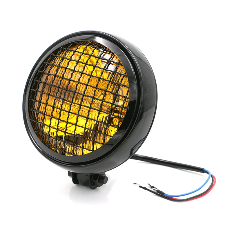 Мотоцикл DC 12V гриль налобный фонарь самокат Винтаж головной светильник мотоцикл
