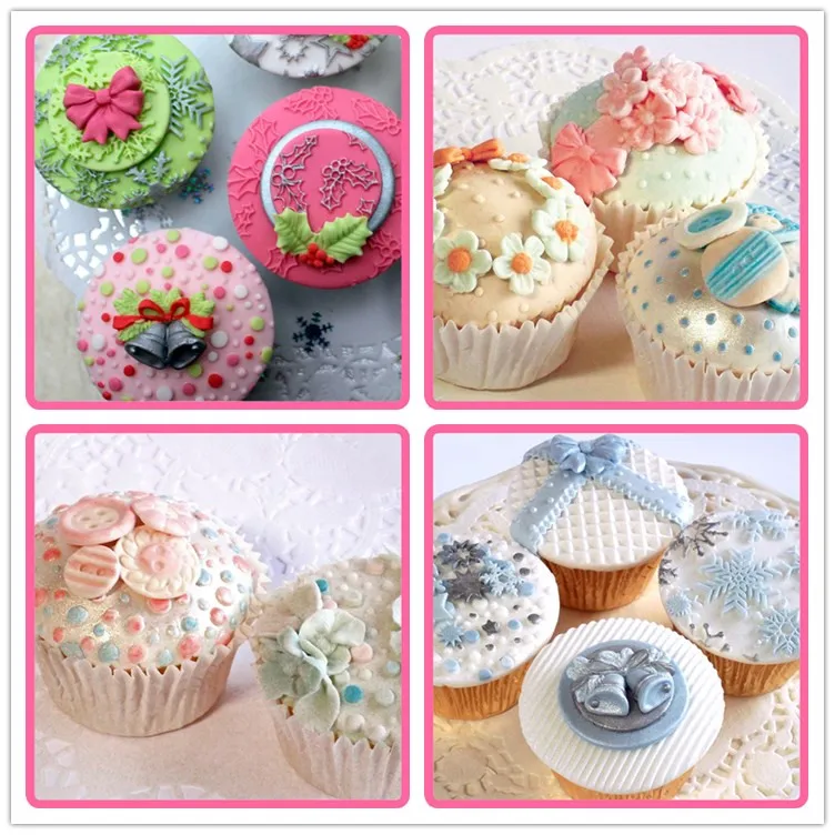 100*100 мм с кружевным краем свадебный торт украшения кружева силикона прессформы