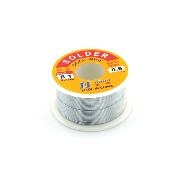 

JINHU high-purity solder wire 0.6mm with rosin-free washable tin content of high 63% 100G tin line