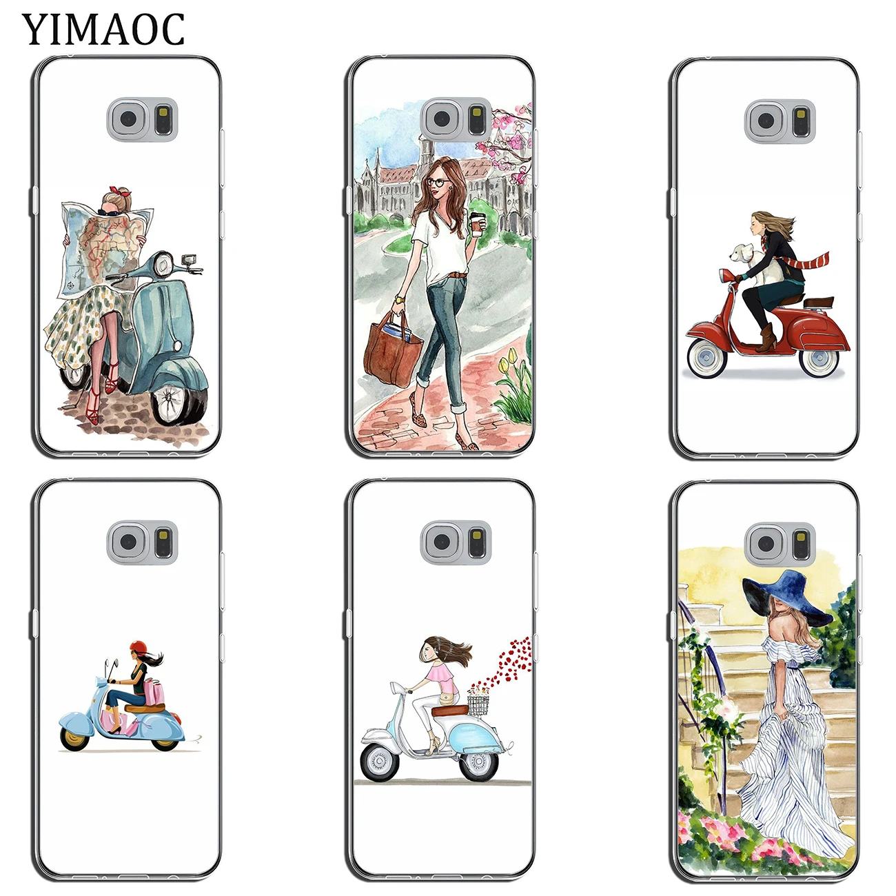 YIMAOC мягкий силиконовый чехол для телефона Samsung Galaxy S10 S9 S8 Note 10 Plus S7 Edge S10e | Мобильные