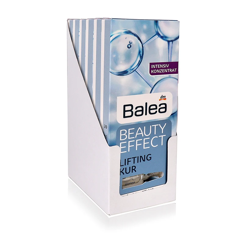 Balea, Германия, 4 шт., сыворотка с гиалуроновой кислотой, косметический эффект, лифтинг, лечение, усилитель ампул, эссенция для шеи, увлажняющая инъекция