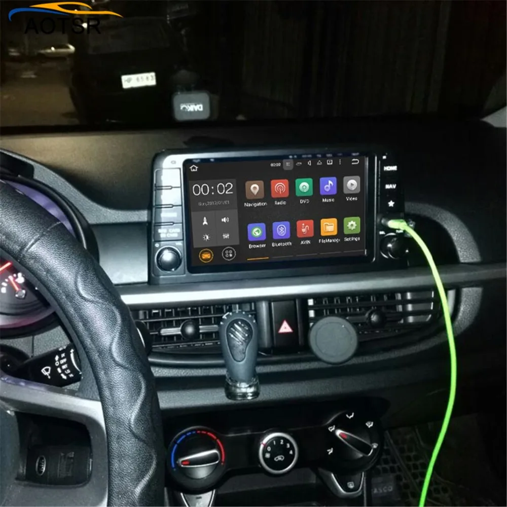 2Din Android 8 0 автомобильный Радио стерео для KIA MORNING 2016 2017 2018 GPS Navi мультимедиа плеер