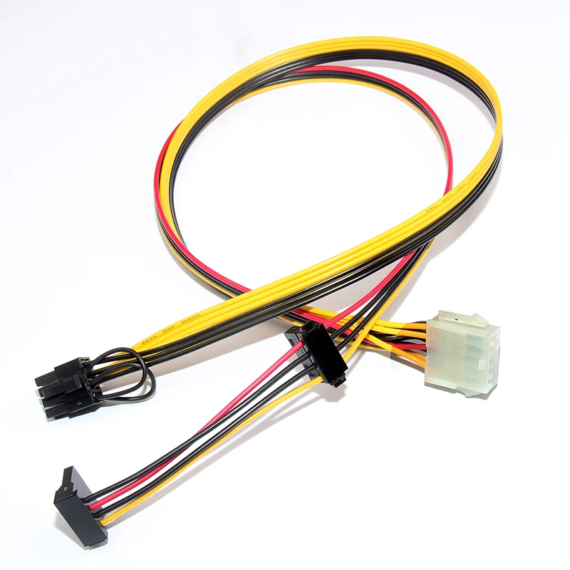 БП 10pin для IDE Molex + SATA PCIe PCI E 8pin 6 2pin адаптер конвертер питание кабель Шнур hp DL160G6 18AWG 60