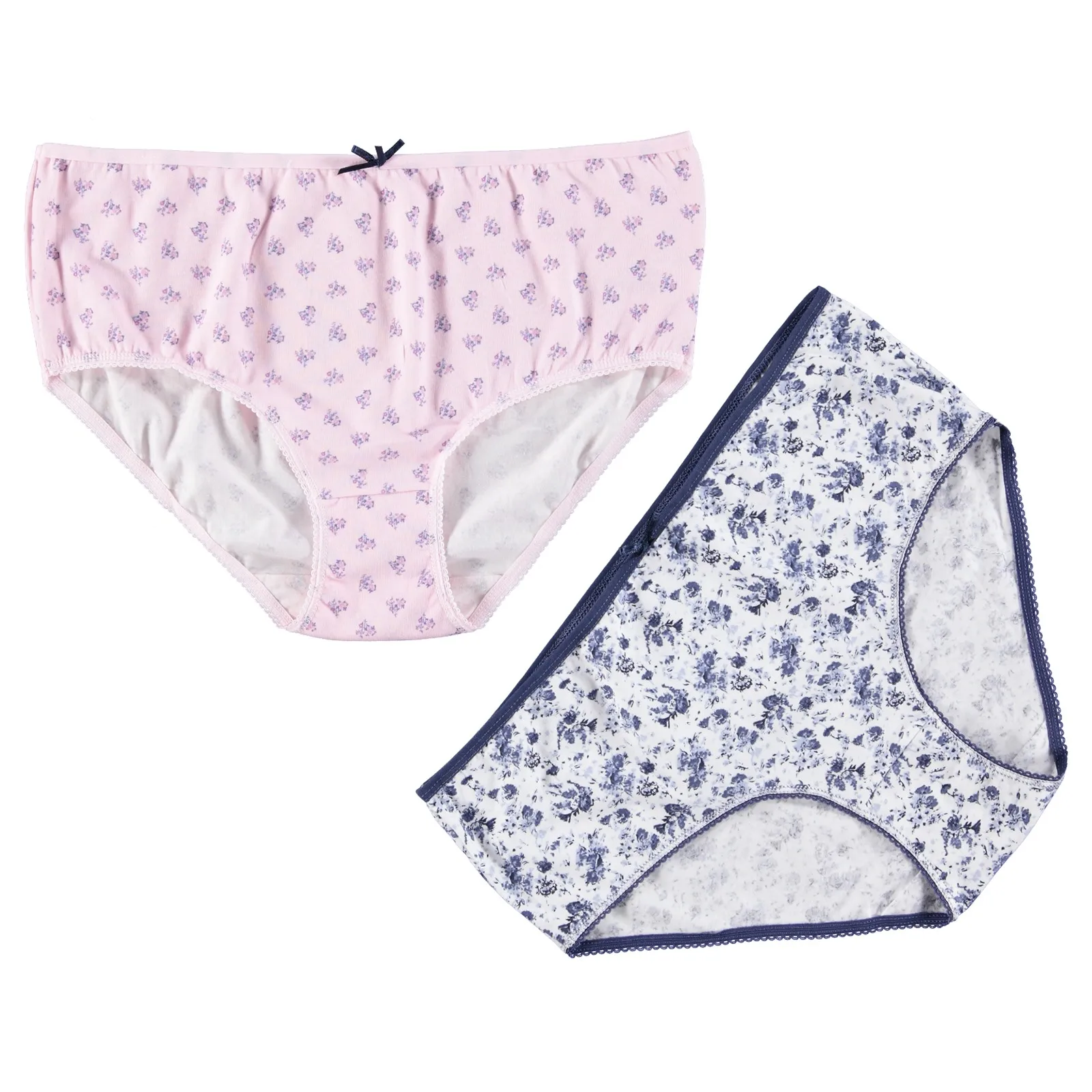 Хлопковые трусы с высокой талией для мамы и ребенка 2 шт. в упаковке| |