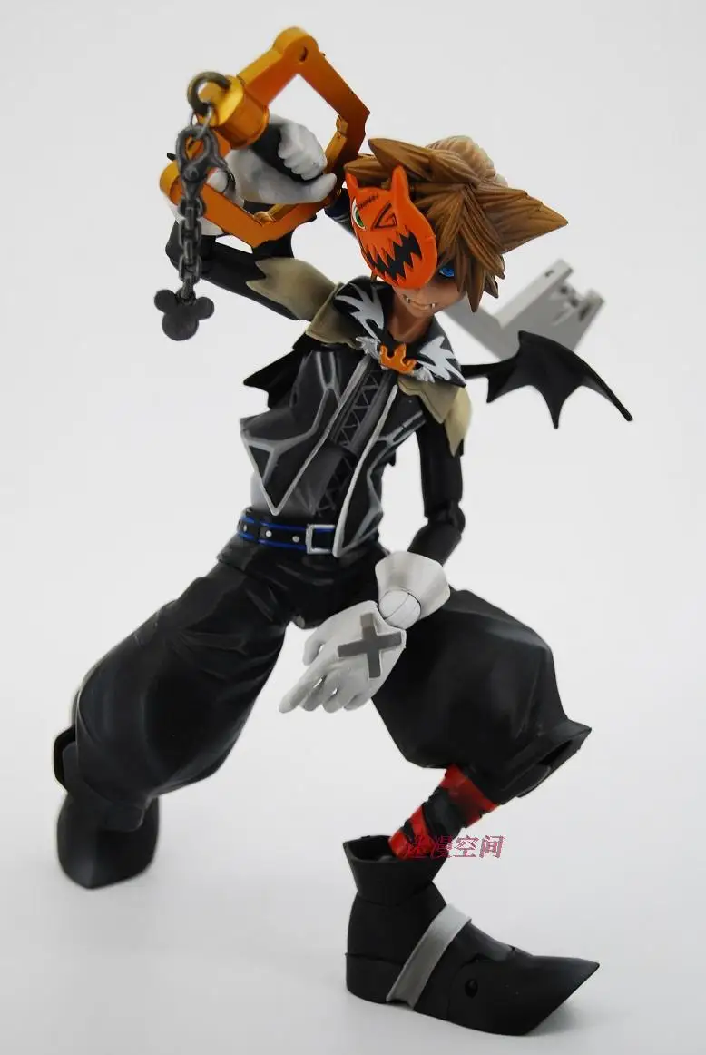 100% оригинал квадратная игра искусство Kingdom Hearts 2 Riku & SORA фигурки без