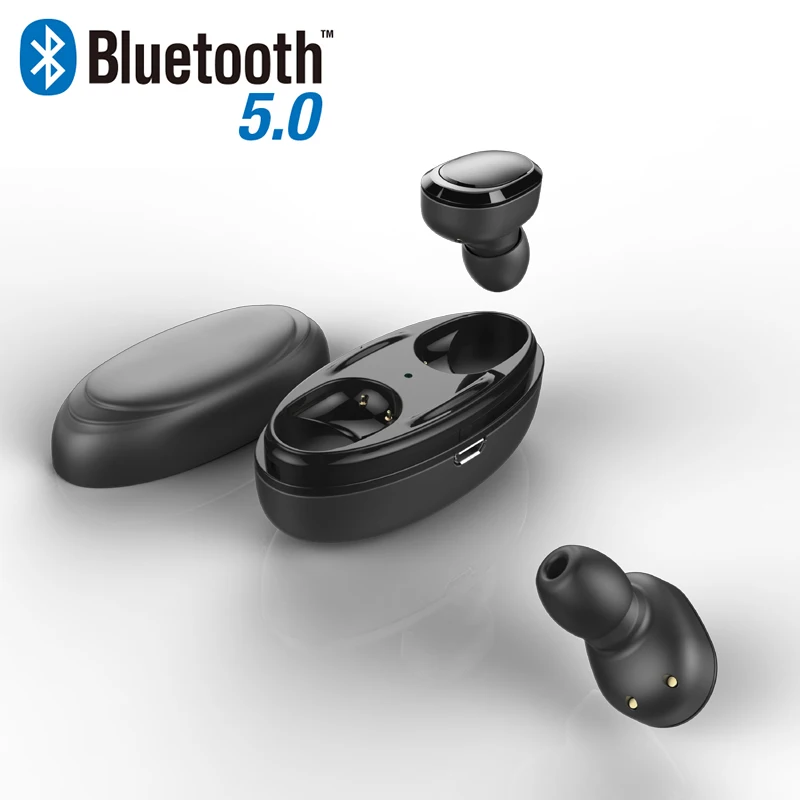 TWS Bluetooth Earphone Mini 5.0 Headset Double Wireless Earbuds Cordless Sports Gaming Phone | Электроника
