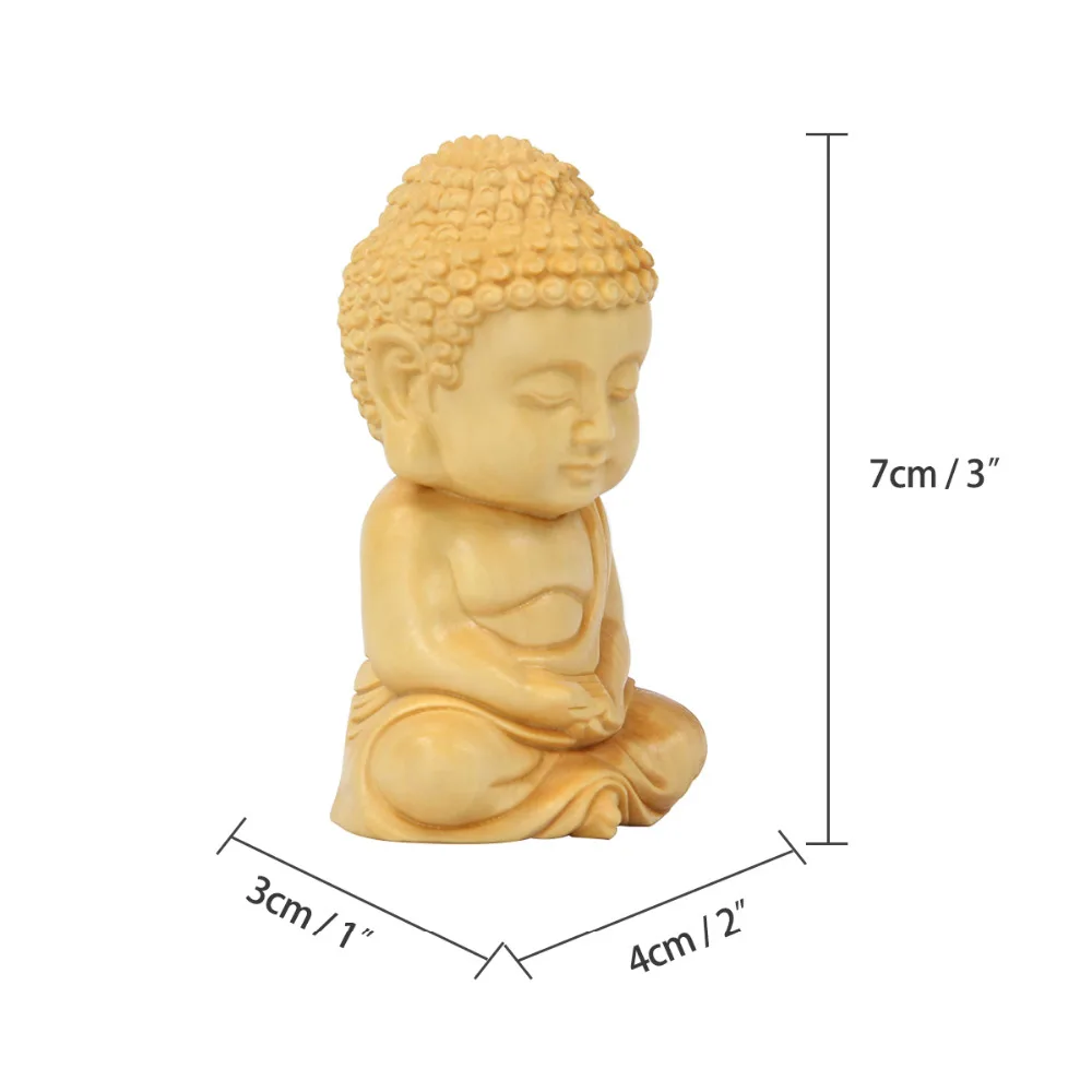 Резьба по дереву и бусины Будды китайская фотостатуя скульптура амулет