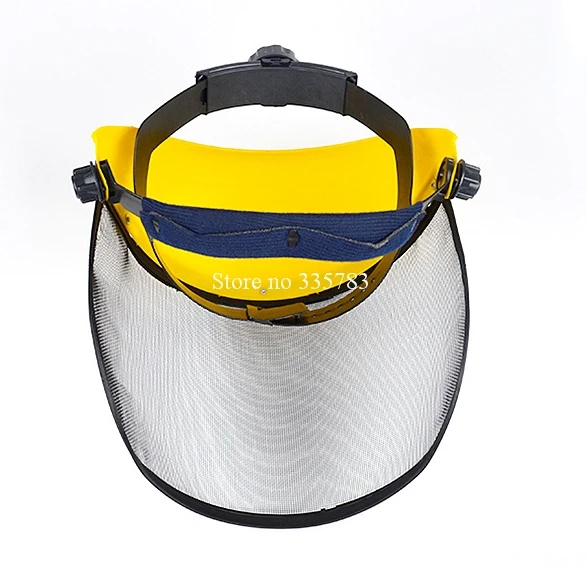 

1PCS hay mower safety mask steel wire gauze seguridad en el trabajo protect mask insect prevention anti shock full face mask