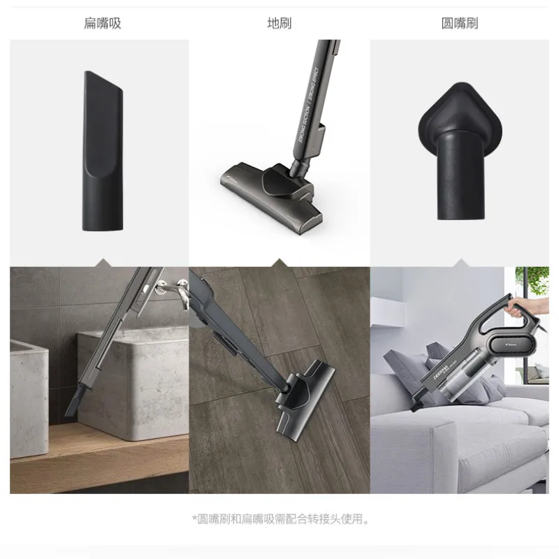 Deerma 3 In 1 Vacuum Cleaner Handheld Putt Carpet Mites Controller Mini Car Vacuum Cleaner Karcher Aspiradora Aspirador