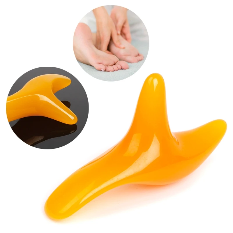 

3 Color Triangle Shaped Beeswax Scraping Bar Stick Chinese Traditional Acupuncture Massage Hand Body Gua Sha Board Therapy Tool