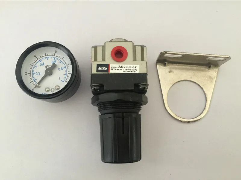 Pneumatic Air Pressure Regulator AR2000-02 Thread 1/4 inch | Обустройство дома