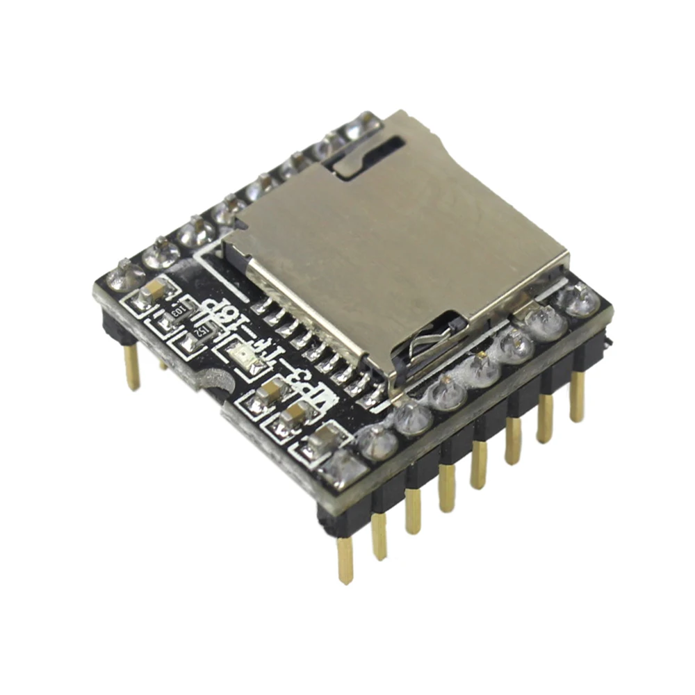 Мини mp3-плеер модуль с упрощенным выходом динамик MP3-TF-16P TF Micro SD карты U диск для arduino