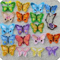 manual embroidery butterfly flower bird beijiao patch diy decorative paste pants hole repair clothes color paste