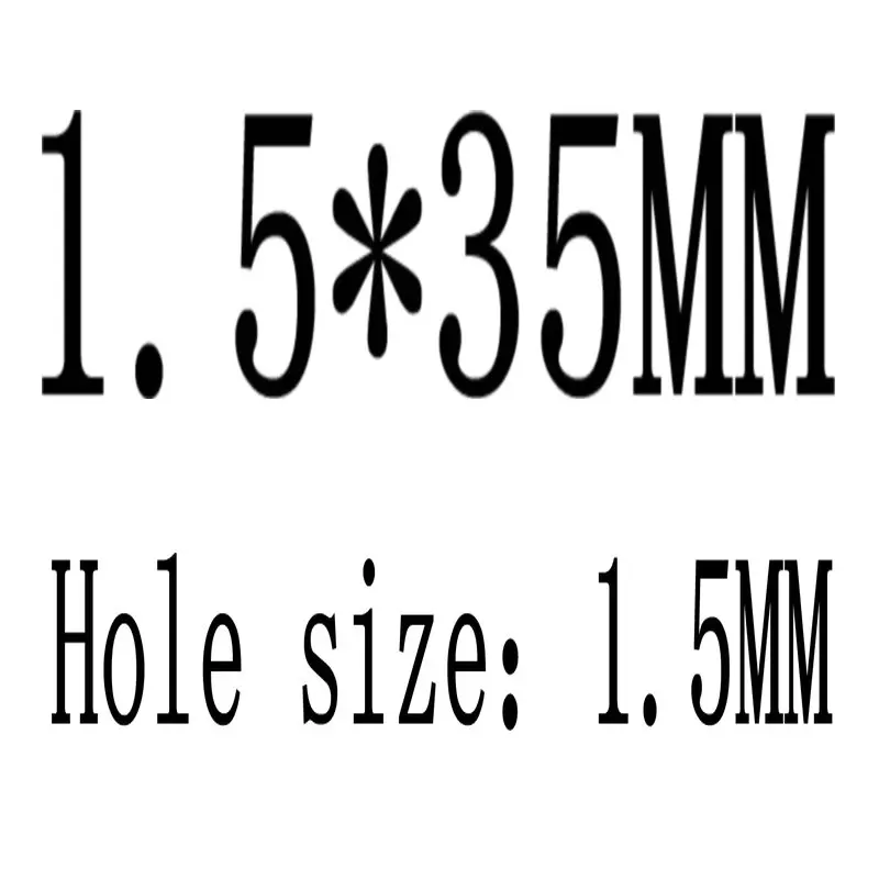 1.5x35mm 1,5 мм, 2 мм, разъем из стерлингового серебра 925 пробы, 1 шт., серебряные спиральные изогнутые трубки, серебряные Длинные бусины для браслета, модные ювелирные изделия, сделай сам - Цвет: 1.5x35mm