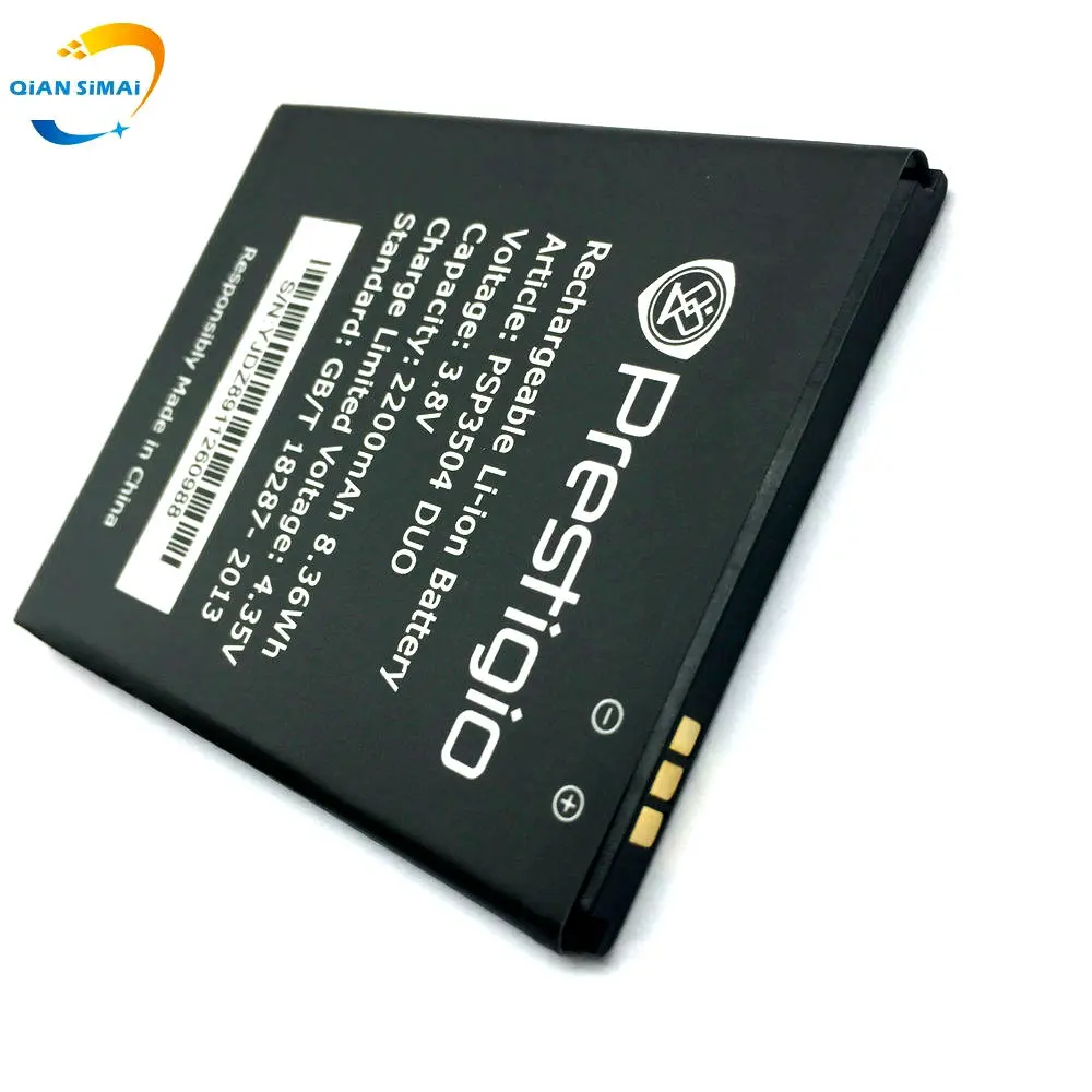 1 шт. новый высококачественный аккумулятор PSP 3504 DUO для Prestigio PAP3504 мобильный