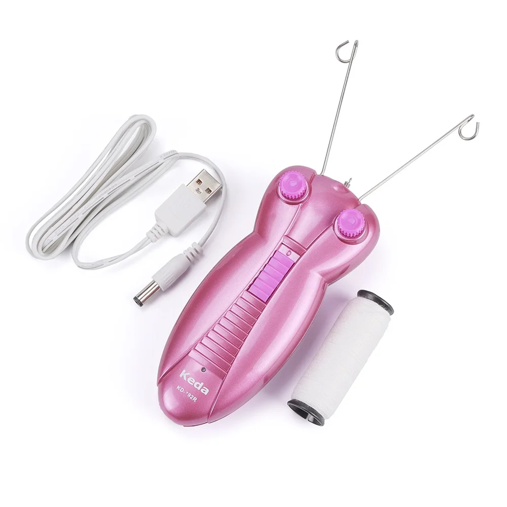 USB Chargable Mini Electric Body Facial Hair Remover Face Depilator Bikini Hair Removal For Women Pink Shaver Beauty Care