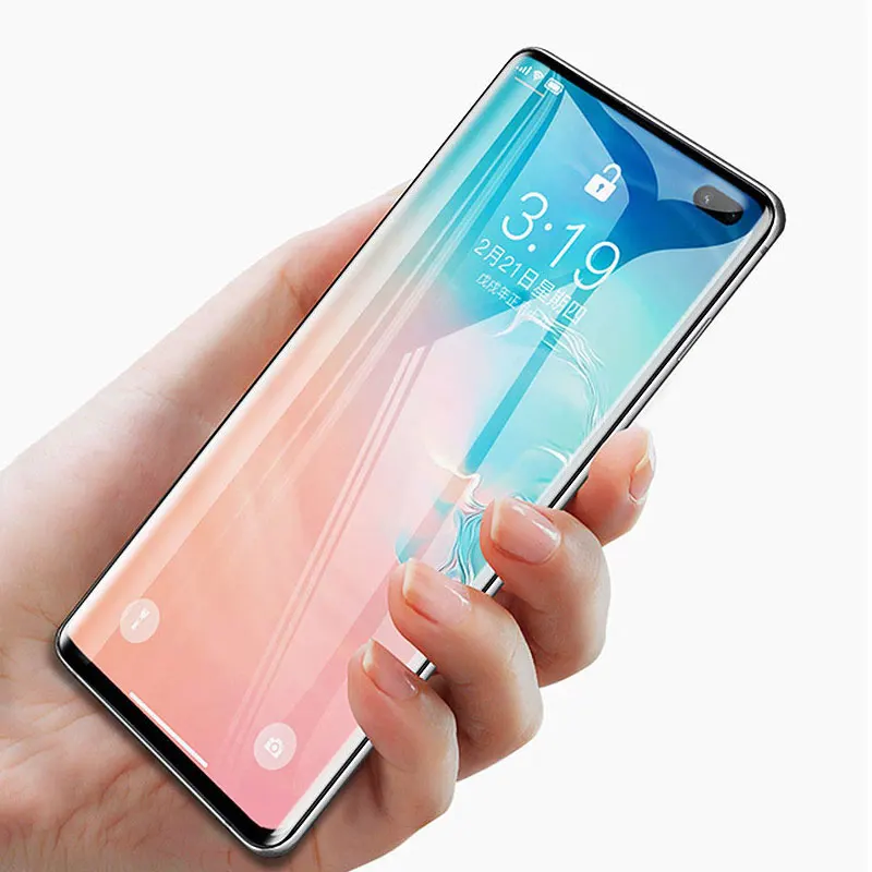 Защитное стекло для Samsung Galaxy s10 plus закаленное s10e 9 h полное покрытие защитное |