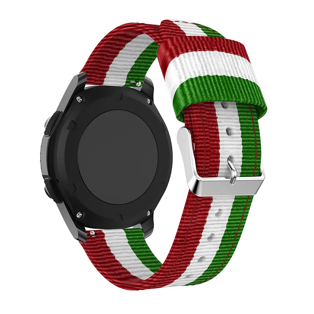 Нейлоновый ремешок на запястье для Samsung Gear S3 Frontier часов 22 мм Классический сменный