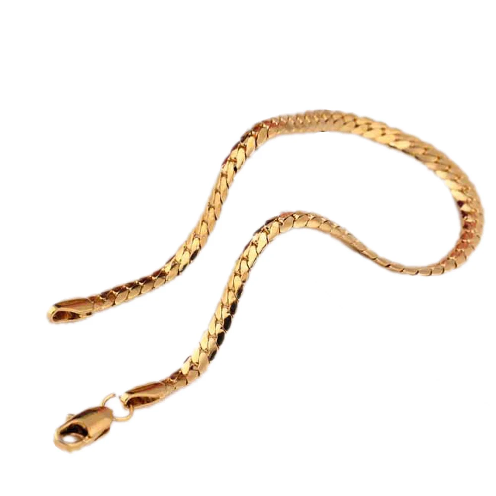 Лидер продаж модные женские браслеты с золотым покрытием элегантные Цепочки