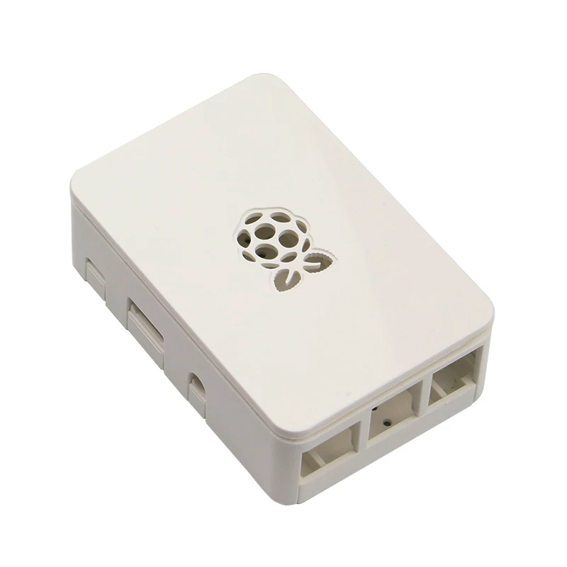 Для Raspberry Pi 3 Model B+ Plus, Pi 3/2 Черный Белый защитный чехол Крышка корпуса с алюминиевым радиатором охлаждающий вентилятор - Цвет: only case