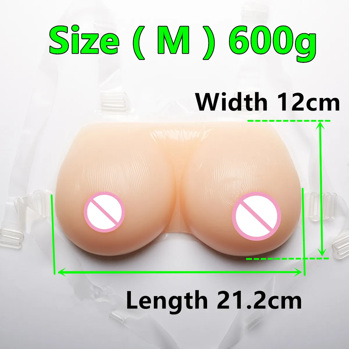

Conjoined CD drag breast 600g type skin water droplets transsexuals false chest false Mimi B Cup silicone breast