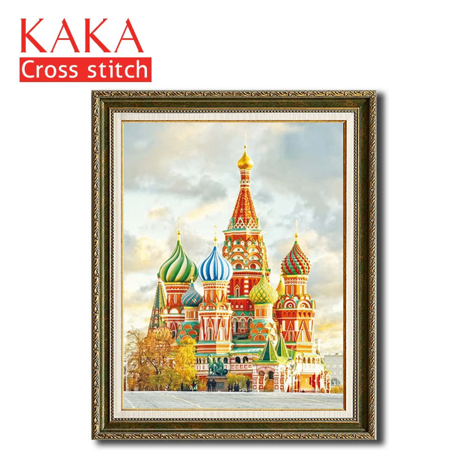 

Наборы для вышивки крестиком, наборы для вышивки с напечатанным рисунком, холст 11CT-5D для домашнего декора, пейзаж Full NCKS001