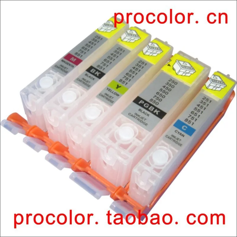 PGI-550 CLI-551 550 551 многоразовый СНПЧ чернильный картридж для Canon PIXMA MG6350 MG7150 MG7550 Ip8750 с