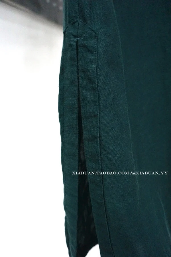 В Осень новинка 2017 свободные хлопчатобумажное платье удлиненные женские|women