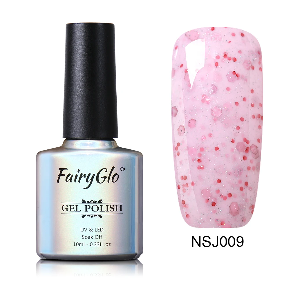 NSJ009 FairyGlo 10 мл гель для ногтей Chesse песок УФ гель лак для ногтей светодиодный штамповка Гибридный гель лак краска геллак Лаки Эмаль Гель для ногтей - Цвет: NSJ009
