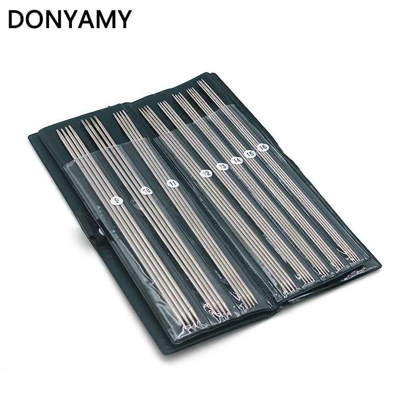 Набор спиц для вязания DONYAMY набор иголки из нержавеющей стали ручного 25 см