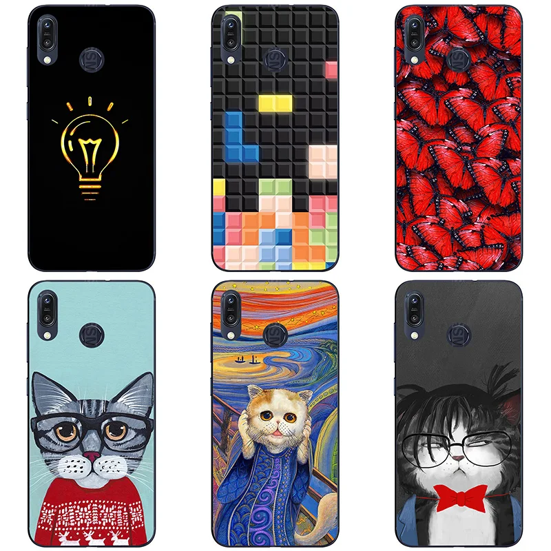 For Asus Zenfone Max M1 ZB555KL Case Hard Plastic Back Cover Cases Painting Abstract Coque Patterned Shell Skin |