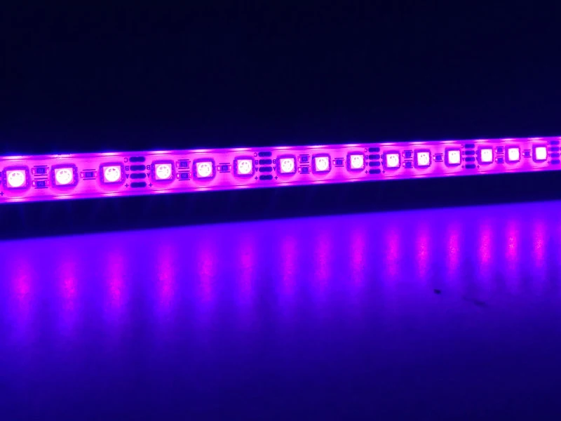 100 см Светодиодная жесткая лента, водонепроницаемая, IP68 SMD 5050 5730, двухрядная, DC 12 В, 36 светодиодов, RGB, теплая, белая, уличное освещение, 5 шт./лот