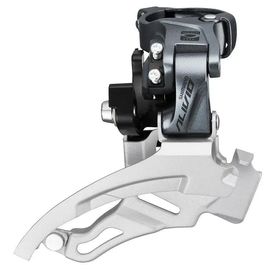 Shimano Alivio FD-M4000 T4000 3x9 Скоростной Велосипед Передний переключатель плоский верх/вниз-качели
