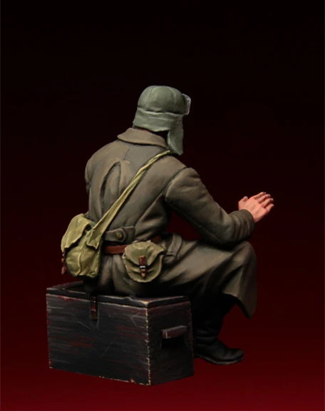 1/35 строительный комплект 134 русский солдат одна фигурка несобранный