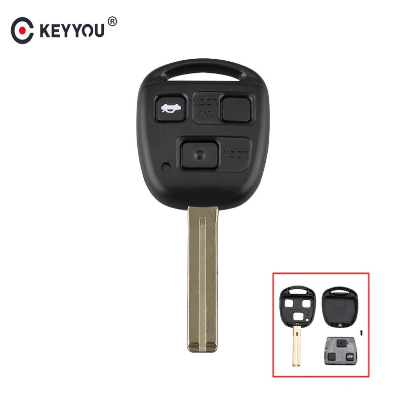 KEYYOU 3 кнопки дистанционного управления автомобильный брелок 314 4 МГц FCCID:HYQ12BBT ID67