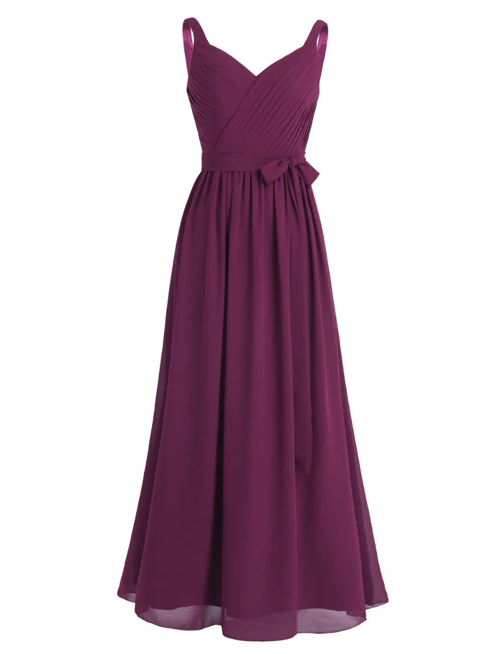 Vestido de festa, платье для женщин, без рукавов, плиссированное, v-образный вырез, шифон, длинное платье, для вечеринки, выпускного вечера, платья с поясом