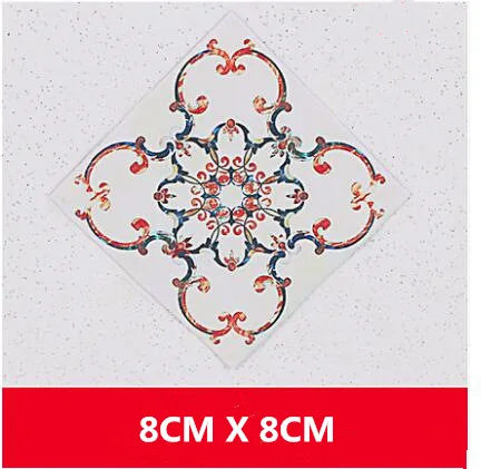 8CM X8CM 20 штук! Экологические самоклеющиеся наклейки для ремонта плитки Водонепроницаемая напольная мозаичная плитка наклейки для домашнего строительного инструмента - Цвет: 8CM X8CM