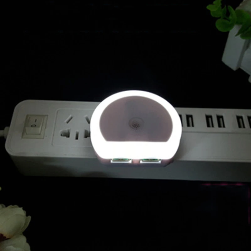 Сенсорный Ночной светильник с двойным usb-портом, зарядным устройством для телефона, светодиодные лампы для настроения детей, детская лампа, розетка для розеток ЕС/США, настенная Ночная лампа, светильник