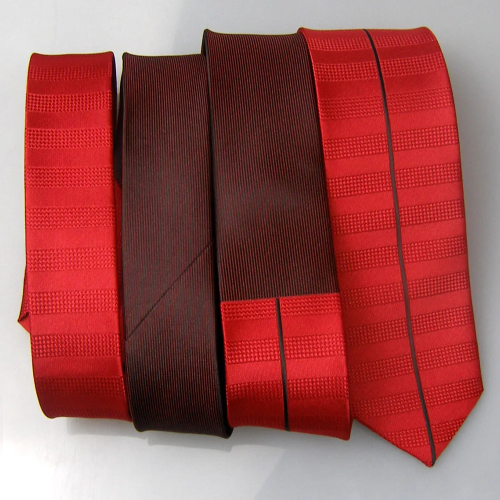 Мужские галстуки для костюма LAMMULIN новый дизайн темно красный галстук
