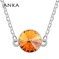 anka collier accessories jewelry wholesale fashion round necklace crystals from austria 89289