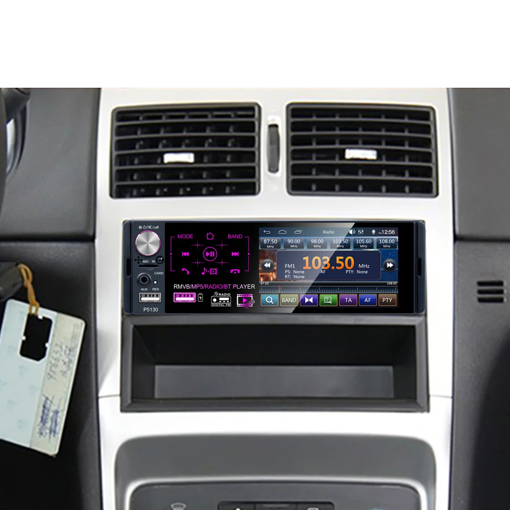 Camecho 4 1 &quotАвтомагнитола с сенсорным экраном Din Bluetooth Автомагнитола RDS USB AUX MP5 видео