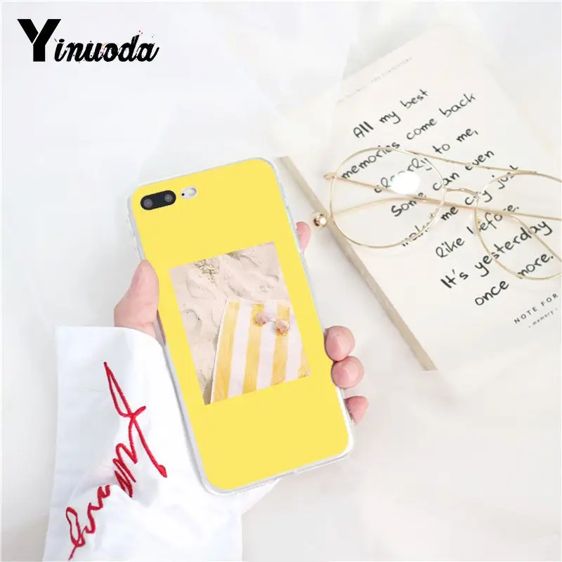 Yinuoda художественный Летний Пляжный морской чехол для телефона Fundas iPhone 8 7 6 6S Plus X XS