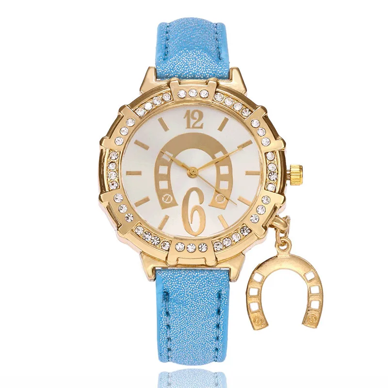 Женские часы с кристаллами LASPERAL минималистичные цифрами кварцевые из