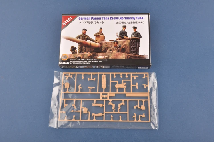 HobbyBoss 84401 1/35 масштаб немецкий танковый катер Нормандия 1944 солдатские фигурки военные пластиковые сборные модели наборы