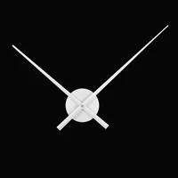 white color large clock needles accessory for 3d wall clock diy big size clock hands and metal mechanism living room decoration
